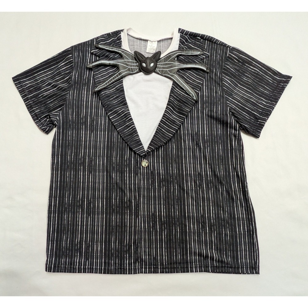 Disney Nightmare Before Christmas Jack Skellington 3D Spirit Costume Shirt XL